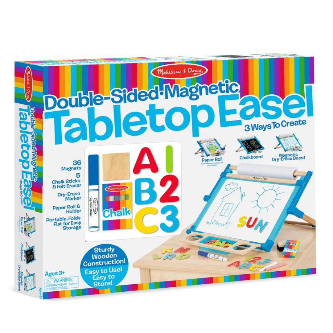 Melissa and Doug Double Sided Magnetic Tabletop Easel