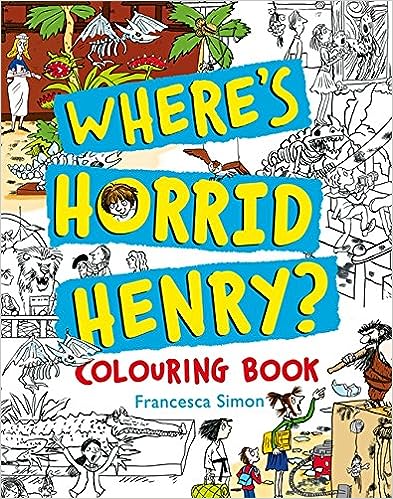 Where's Horrid Henry Colouring Book