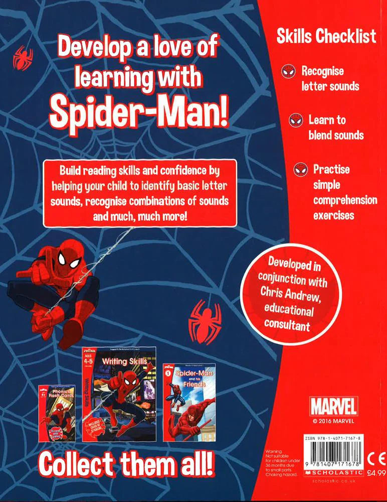 Spider-Man Reading Skills, Ages 4-5