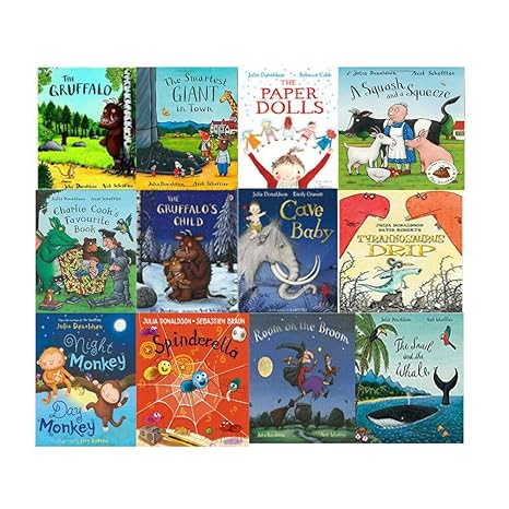 Julia Donaldson Picture Book Collection 12 Books Set With Bag