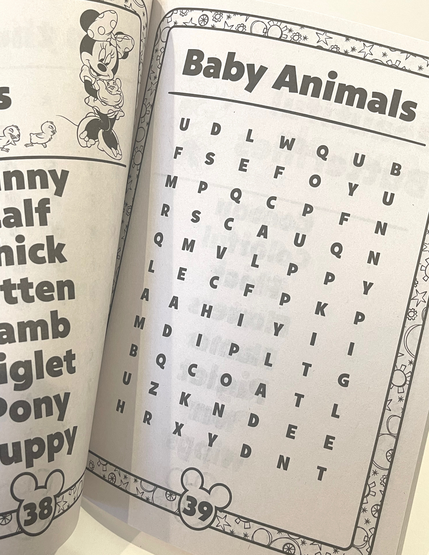 Disney Junior Mickey Activity Book Word Search