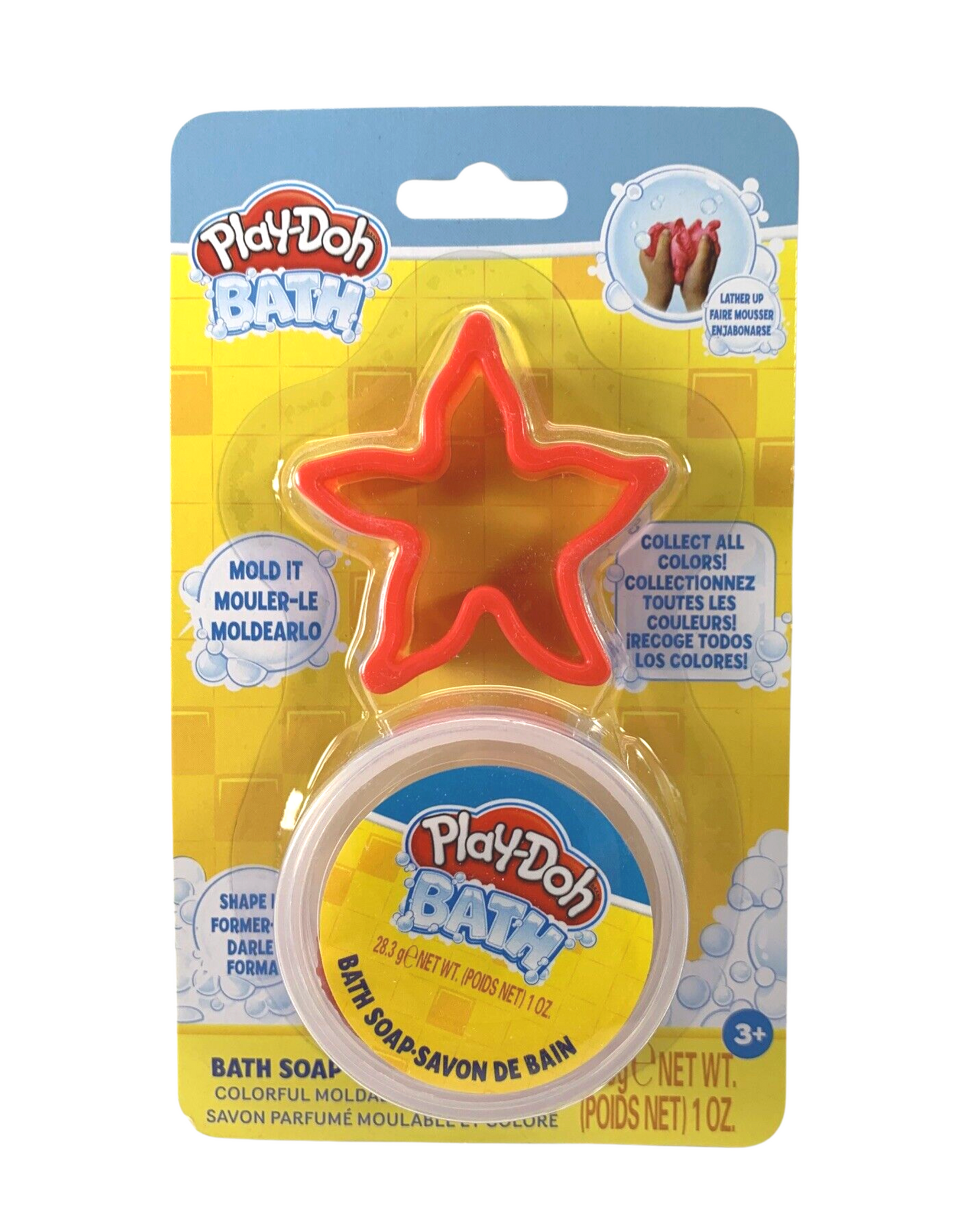 Play-Doh Bath: Colourful, Moldable Scented Soap and Shape Cutter