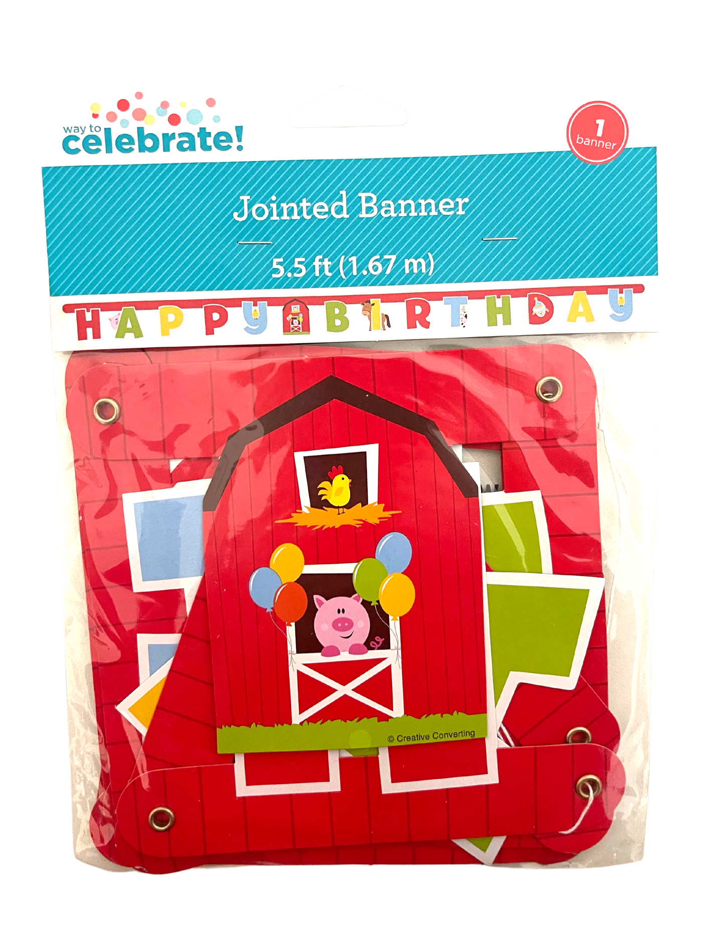 Barnyard Farm: Happy Birthday Banner