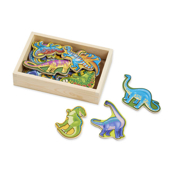 Melissa and Doug: Wooden Dinosaur Magnets