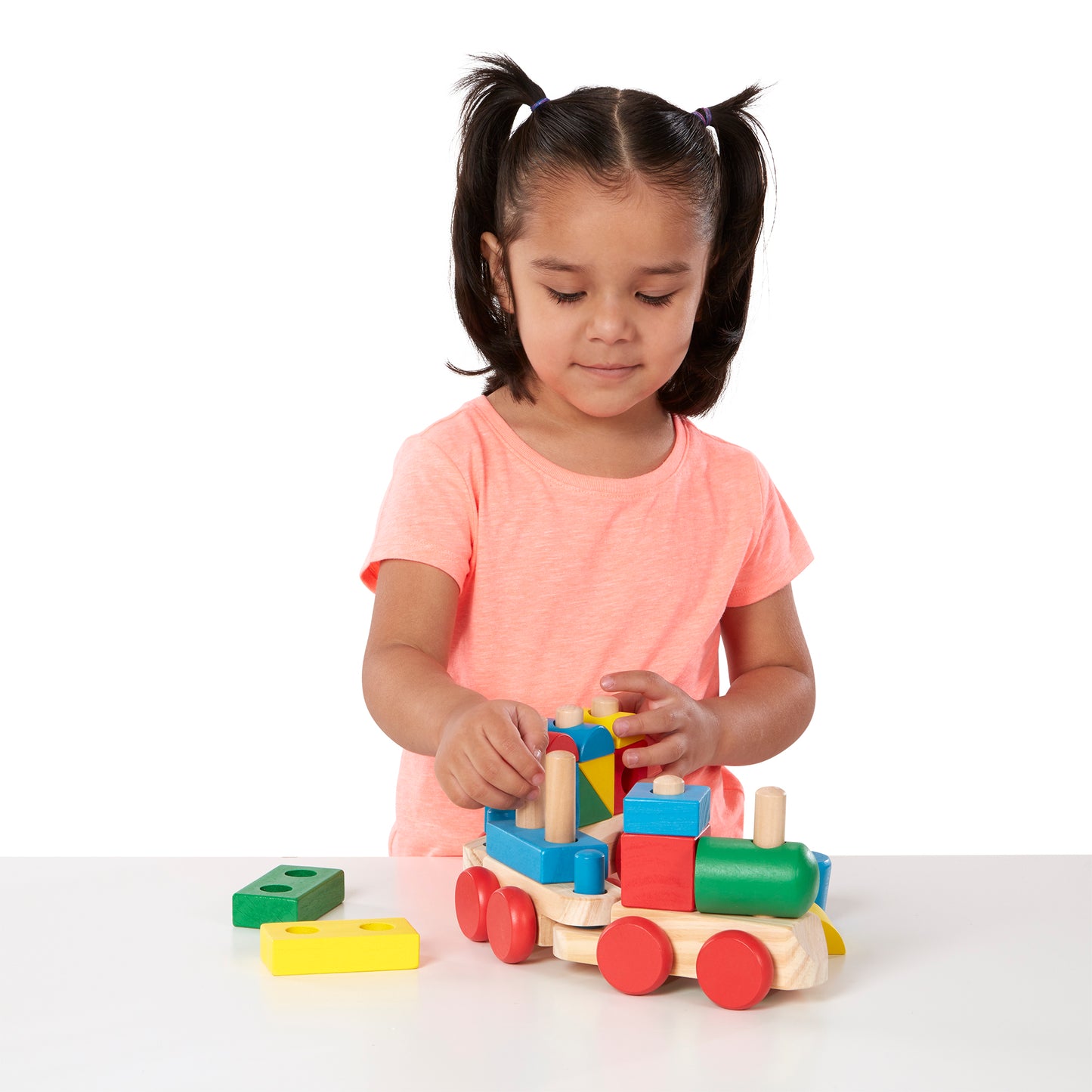 Melissa and Doug: Stacking Train Toddler Toy