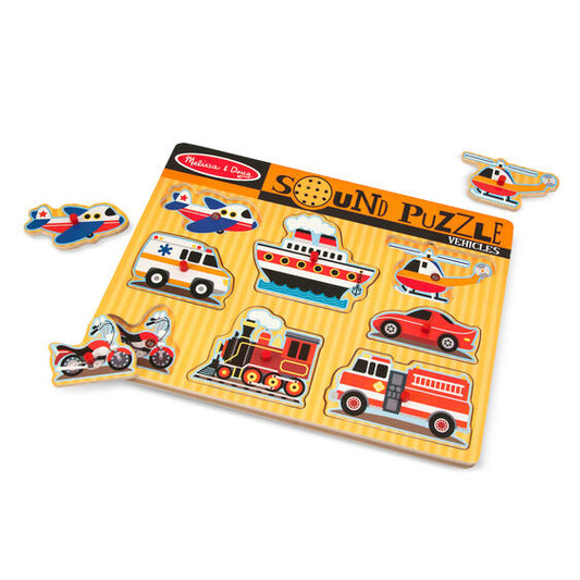 Melissa and Doug: Vehicles Sound Puzzle