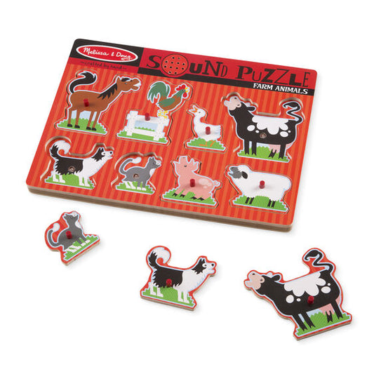 Melissa and Doug: Farm Animals Sound Puzzle