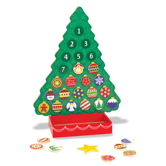 Melissa and Doug: Countdown to Christmas Wooden Advent Calendar