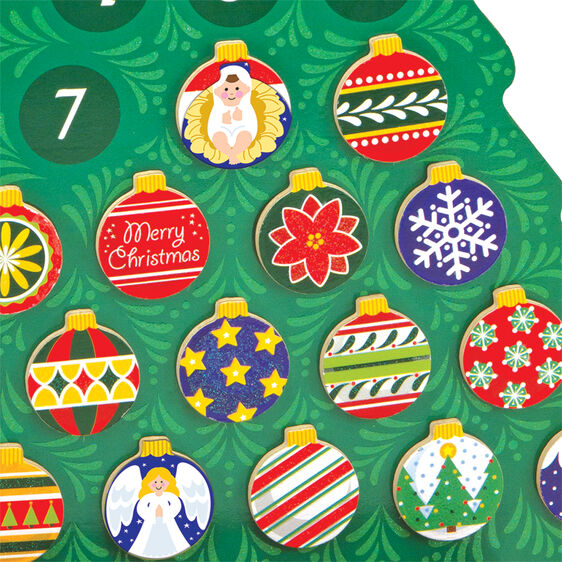 Melissa and Doug: Countdown to Christmas Wooden Advent Calendar