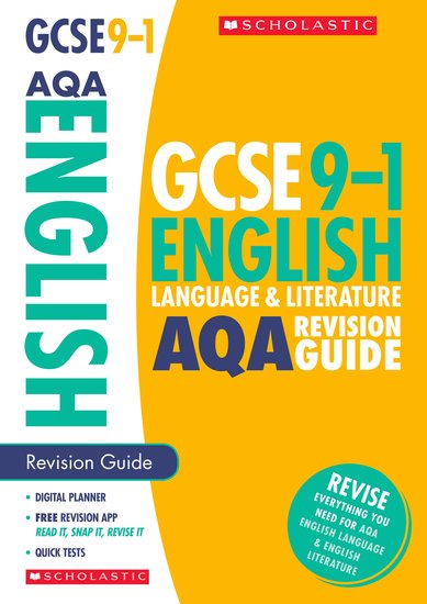 GCSE Grades 9-1: English Language and Literature AQA Revision Guide