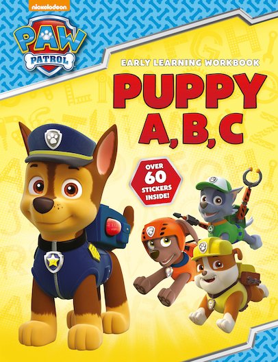 PAW Patrol: Early Learning Workbook - Puppy A, B, C