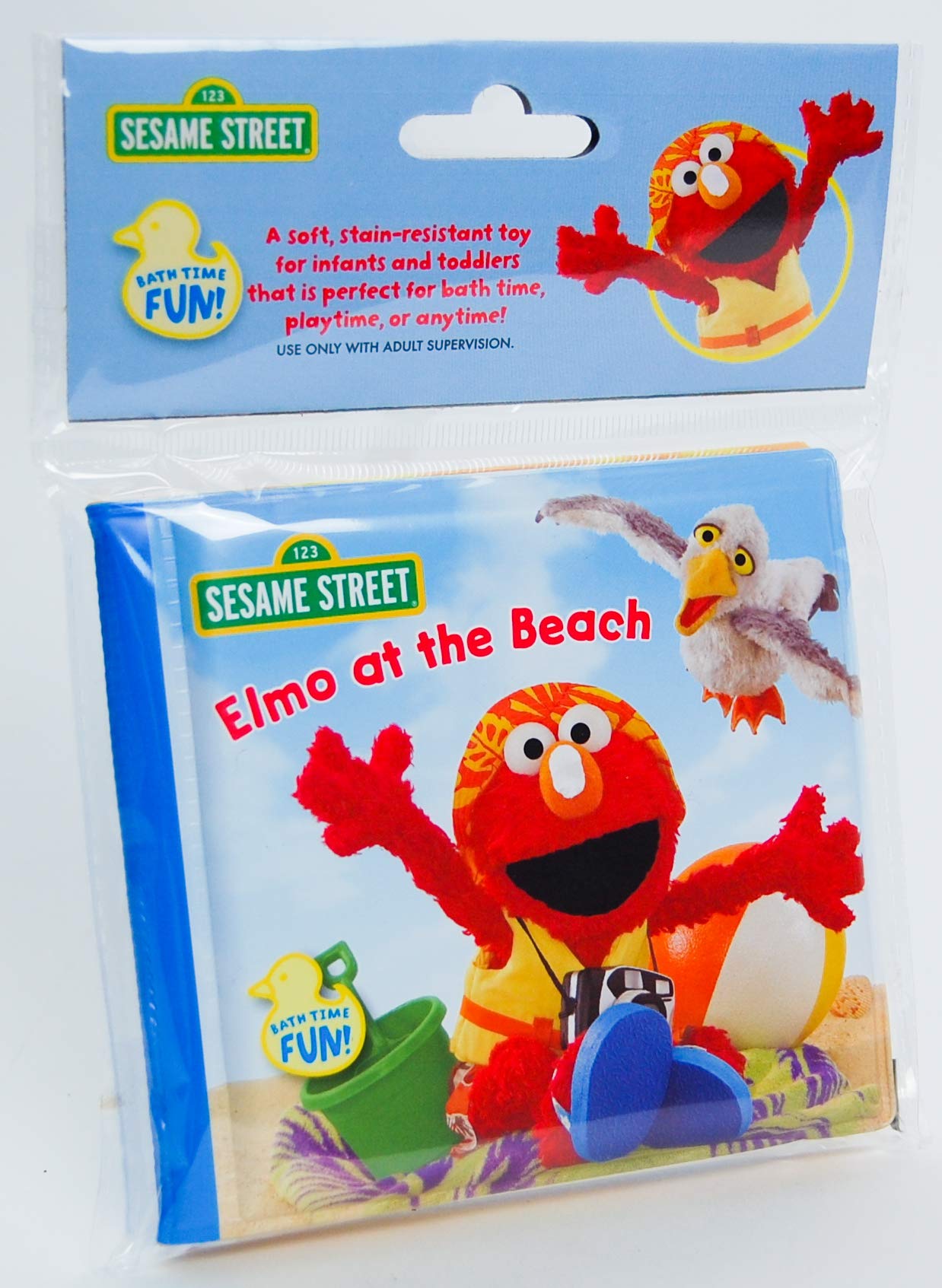 Sesame Street Bath Time Bubble Book: Elmo at the Beach