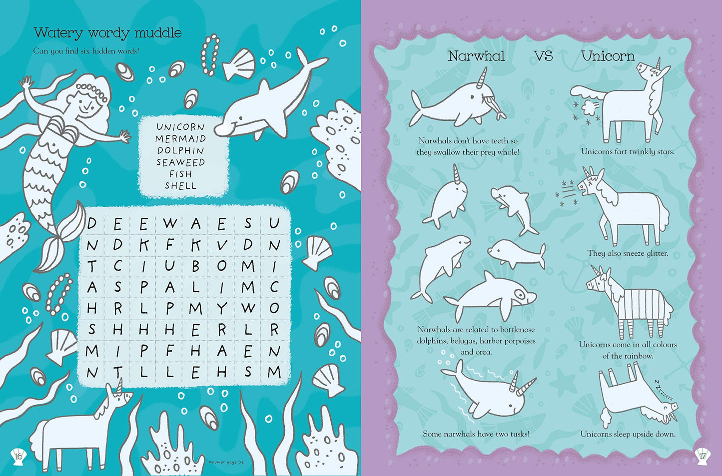 Narwhals: Meet the unicorns of the sea (with over 100 stickers) Sticker Activity Book