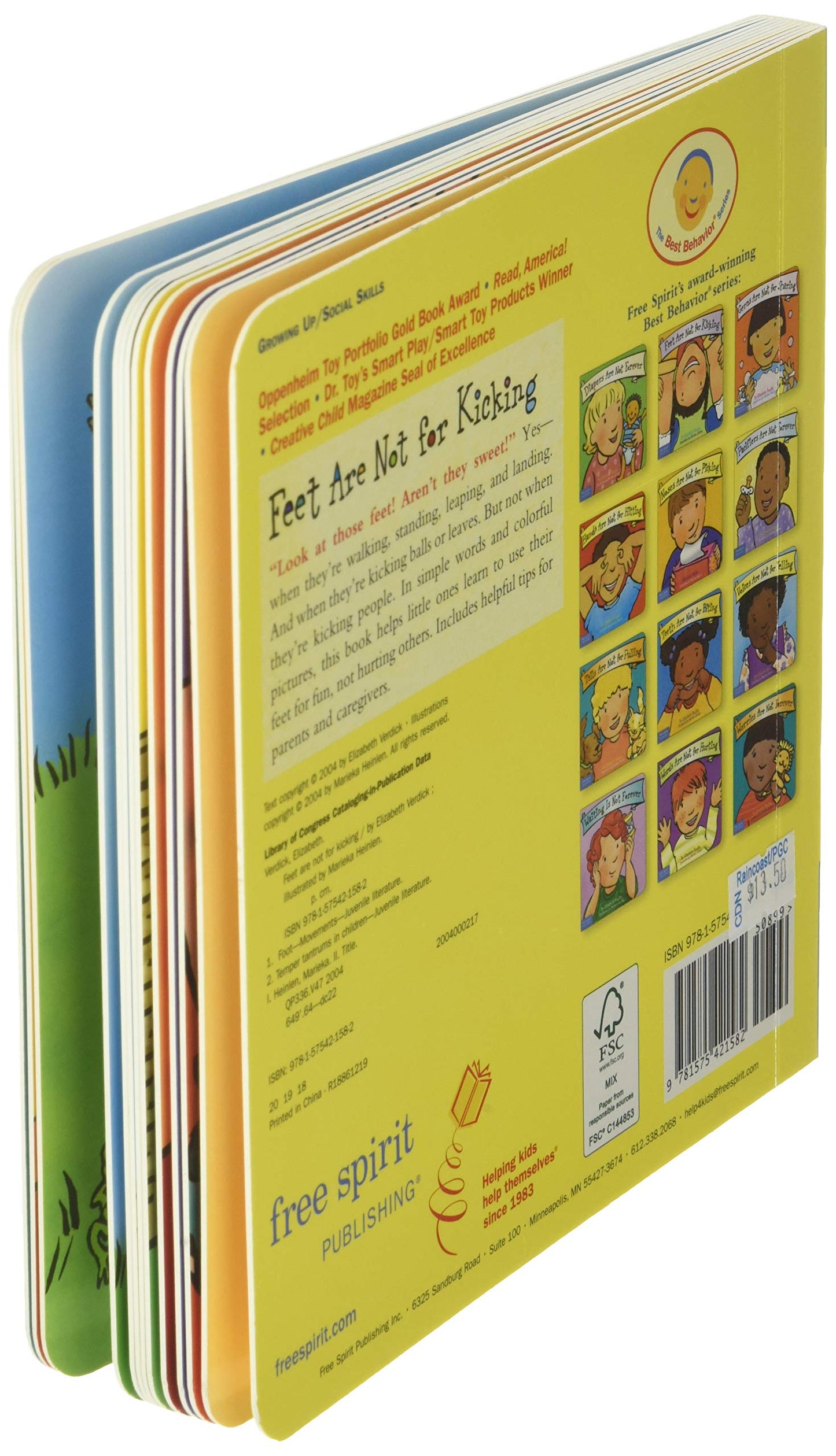 Feet are Not for Kicking (Board Book)