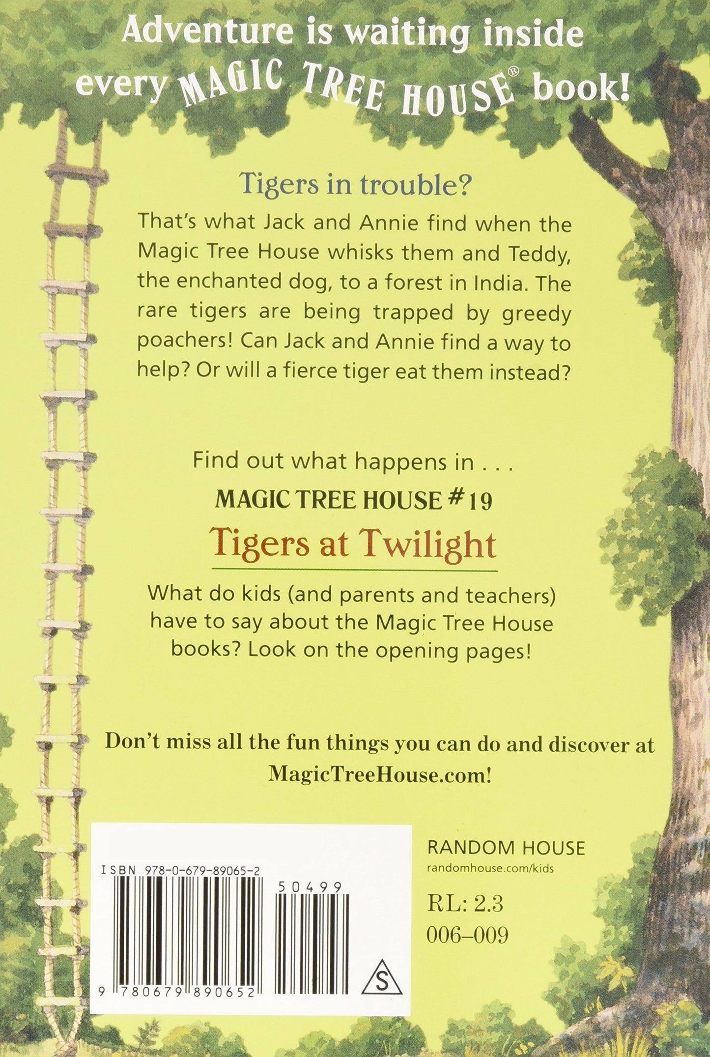 Magic Tree House: Tigers at Twilight (#19)