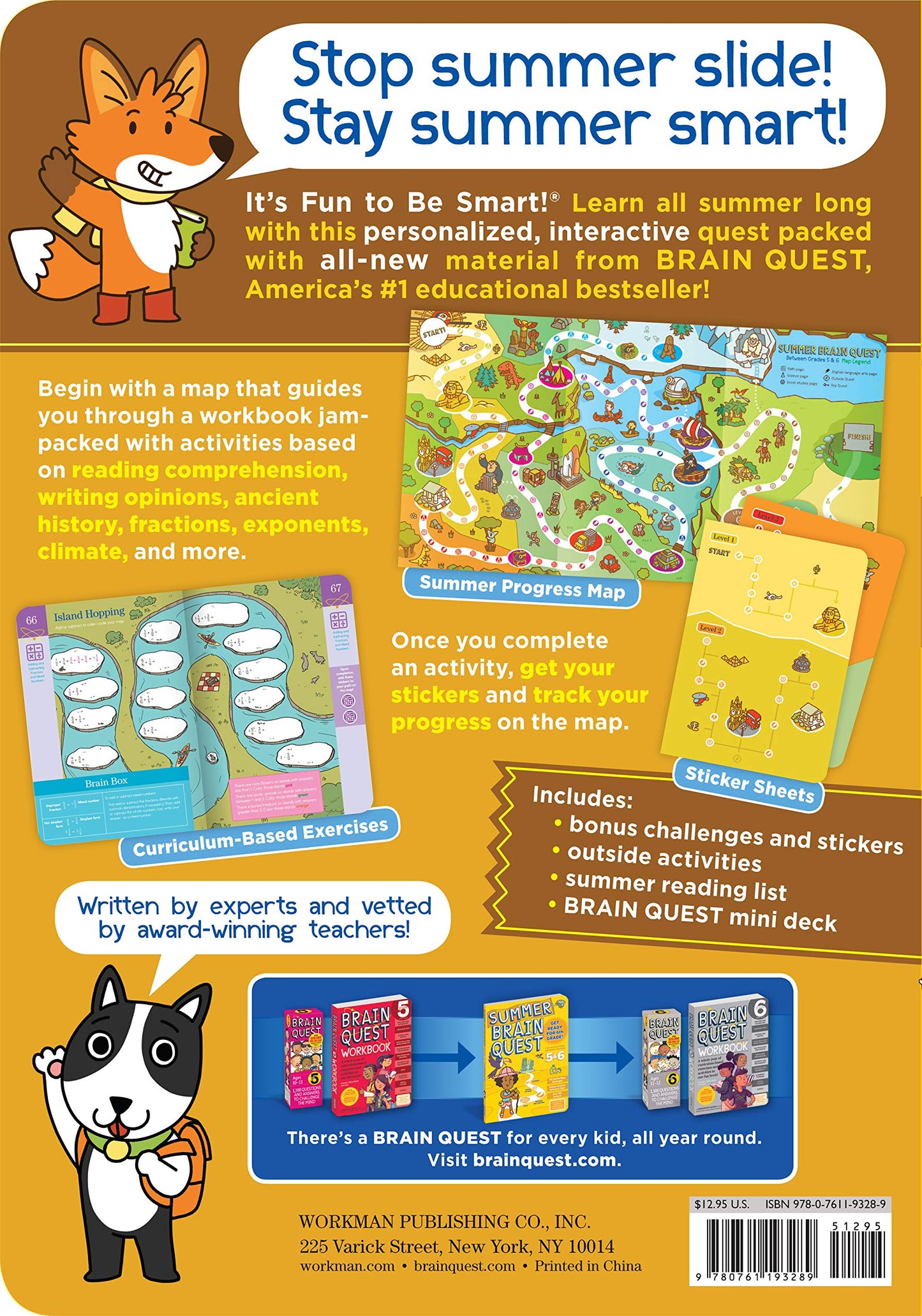 Summer Brain Quest Workbook: Between Grade 5 & 6 (Ages 10-11)