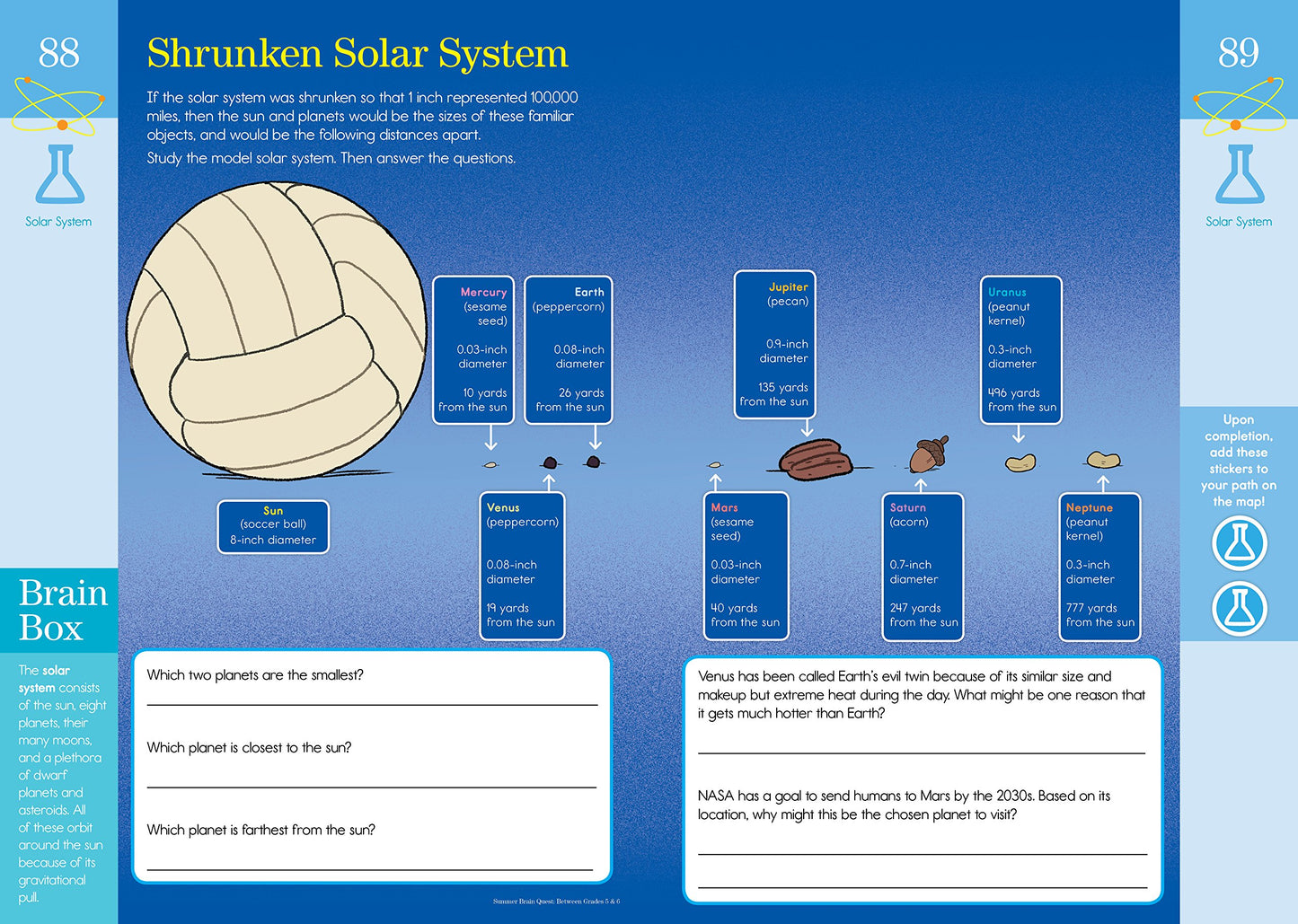 Summer Brain Quest Workbook: Between Grade 5 & 6 (Ages 10-11)