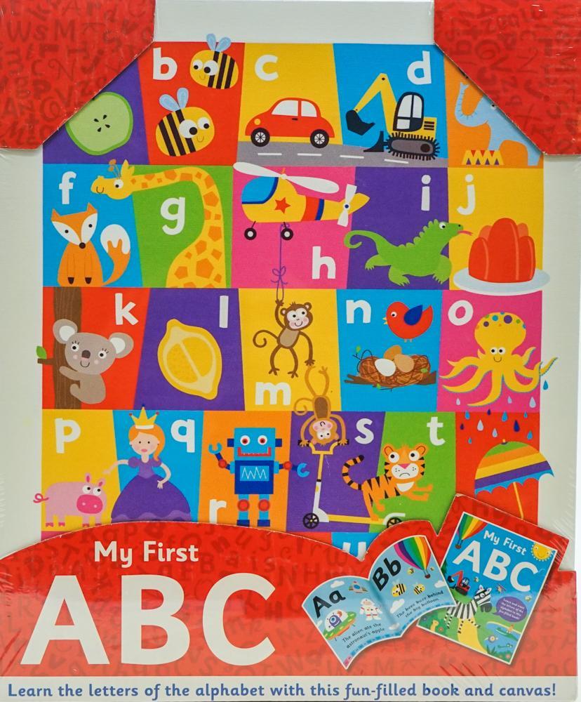 My First ABC: Picture Book And Wall Canvas Set