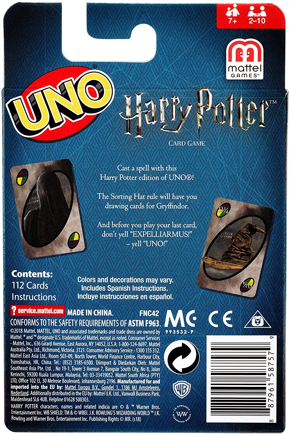 Harry Potter UNO Card game