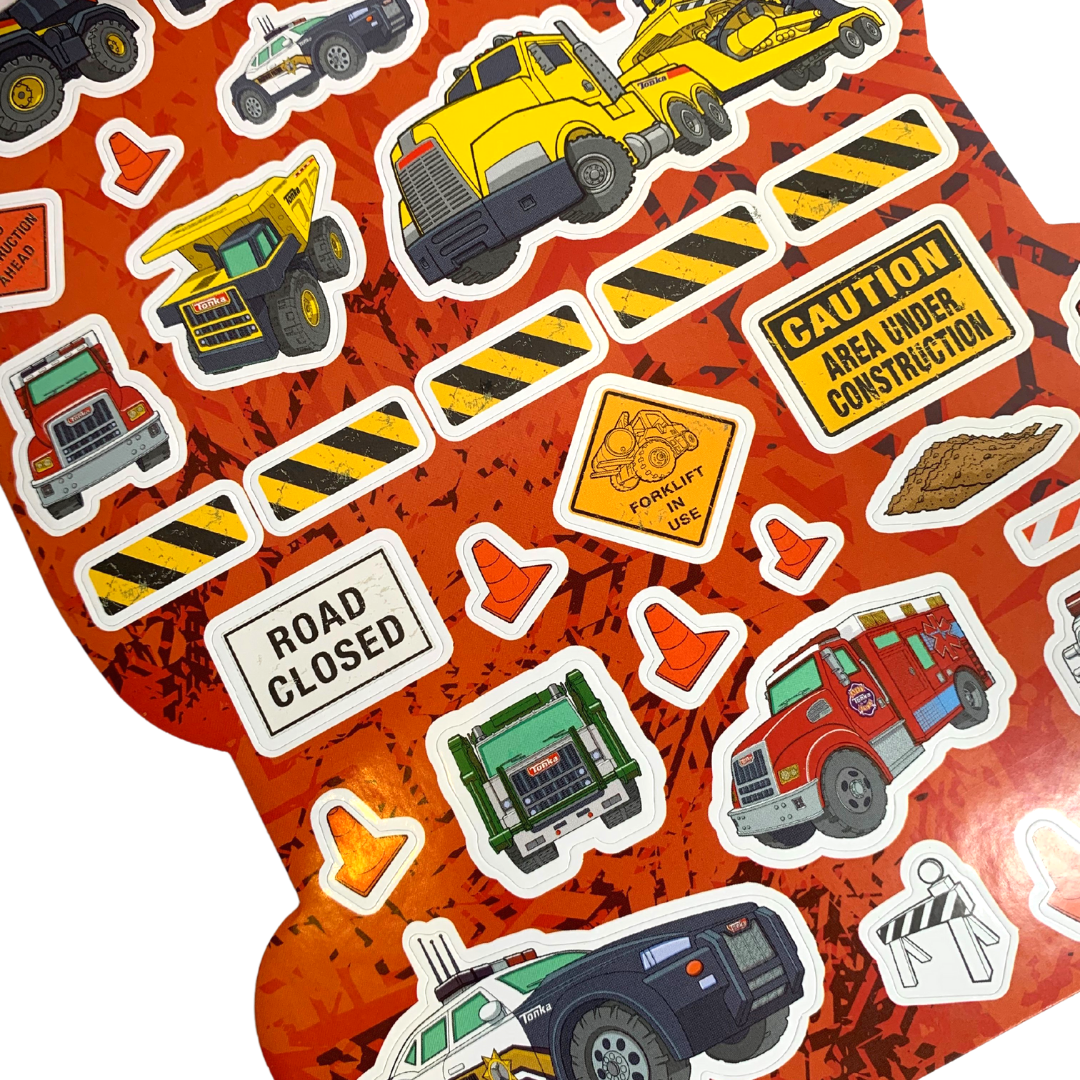 Tonka Sticker Collection Reward Stickers: (over 150 Stickers)