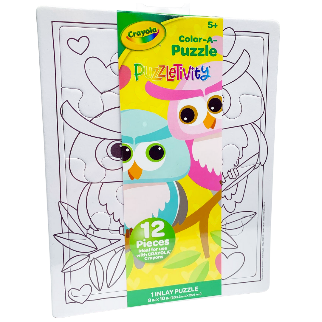 Crayola Color-A-Puzzle Puzzletivity: Owl Always be Your Best Friend