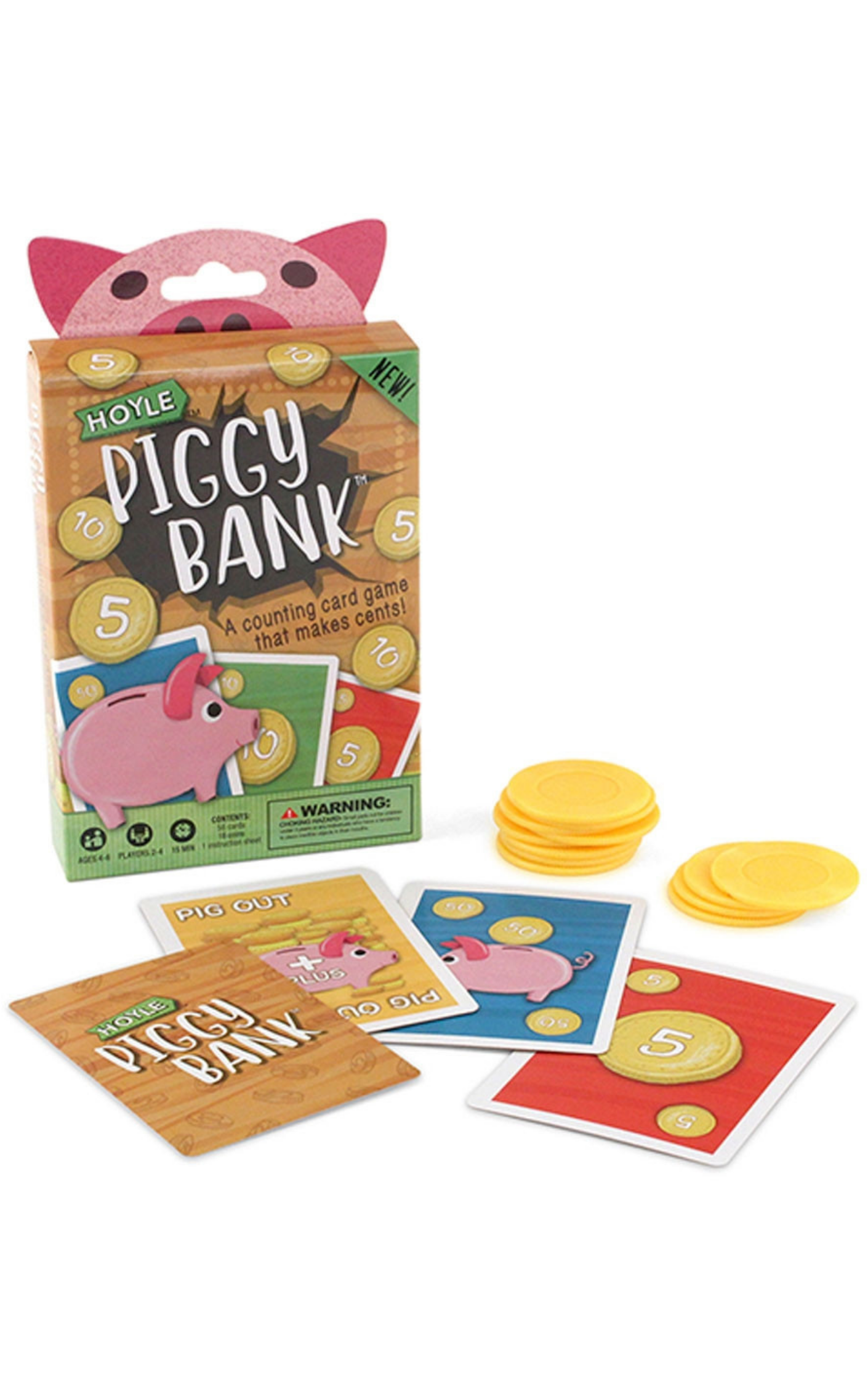 Hoyle: Piggy Bank: A counting card game that makes cents!