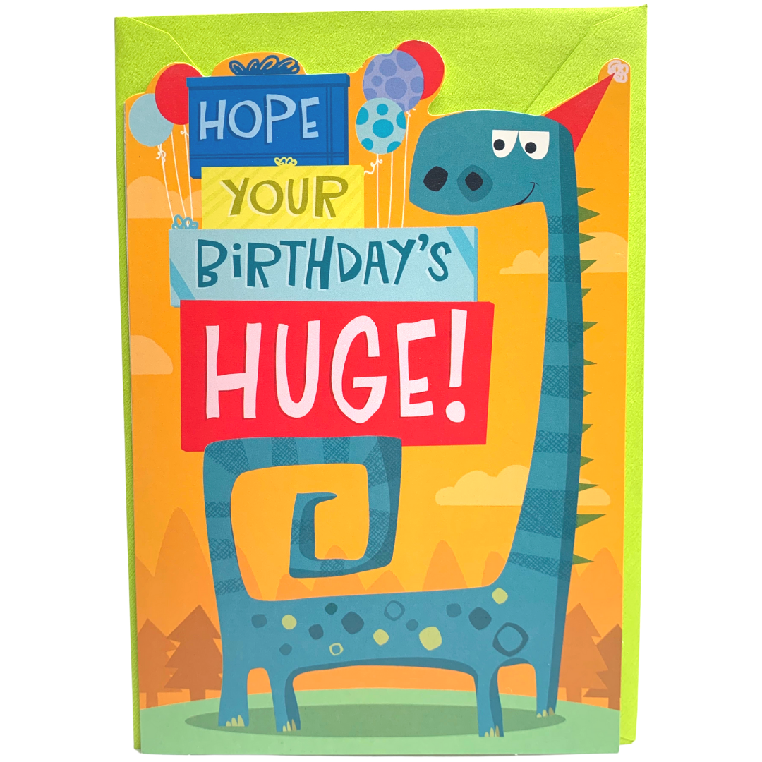 Hallmark: Dinosaur - Hope Your Birthday's Huge!