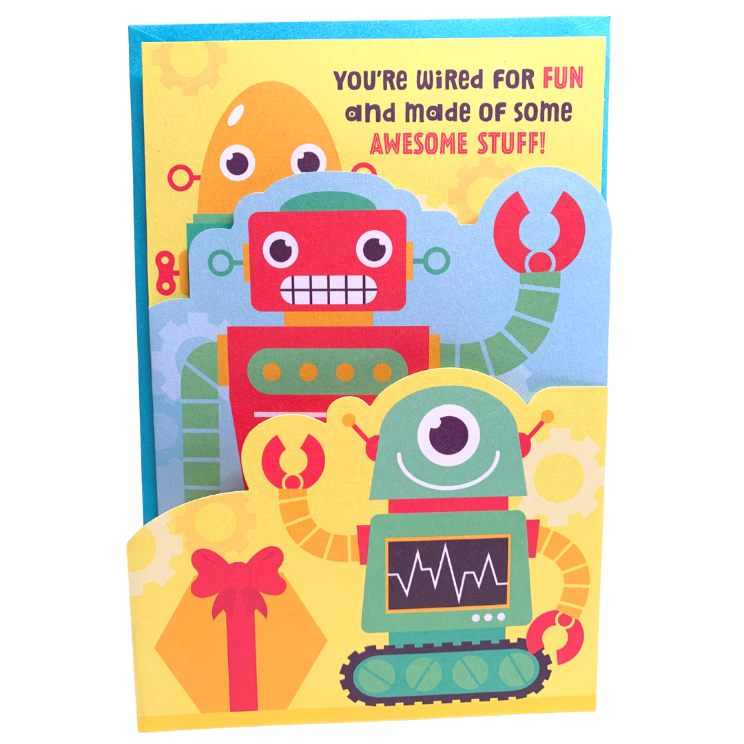 Hallmark: Happy Birthday - Robots Wired for Celebrating!