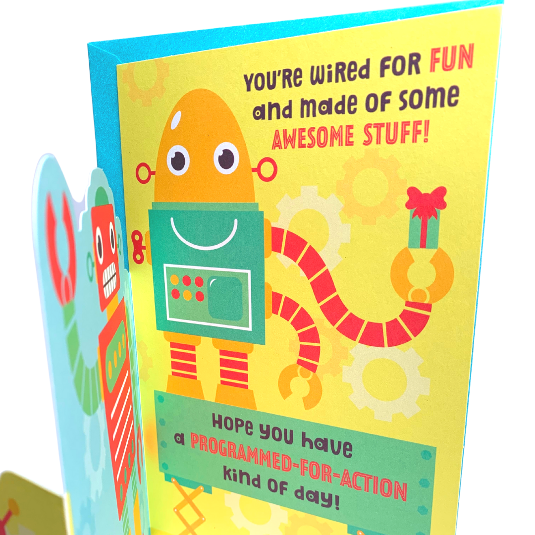 Hallmark: Happy Birthday - Robots Wired for Celebrating!