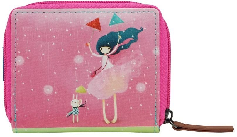 Designer UK Santoro Wallet: Kori Kumi Mini Zip - Under My Umbrella