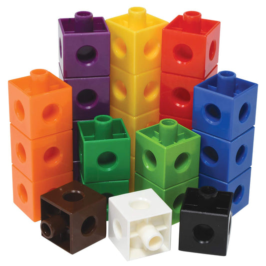 Maths Counting Linking Cubes (100 Blocks)