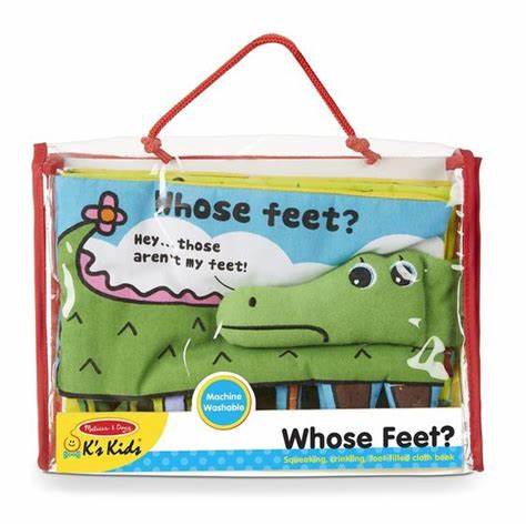 Melissa & Doug/Ks Kids Soft Activity Cloth Book: Whose Feet?