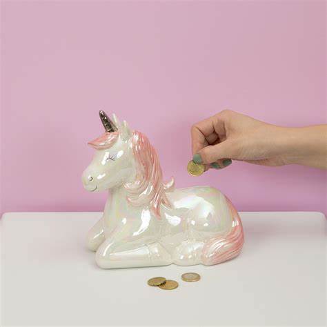 Sass & Belle - Rainbow Unicorn Money Bank