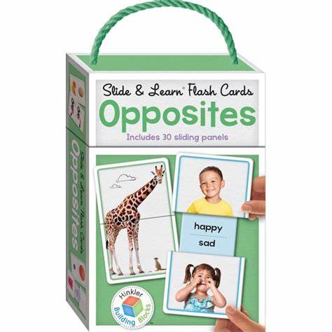 Slide & Learn Flash Cards: Opposites