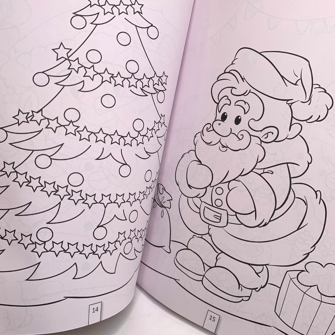 Merry Christmas Reindeer Colouring Book (with more than 100 stickers!)