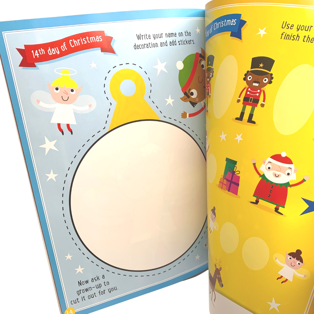 Christmas Advent Sticker Activity Book (with more than 200 stickers!)