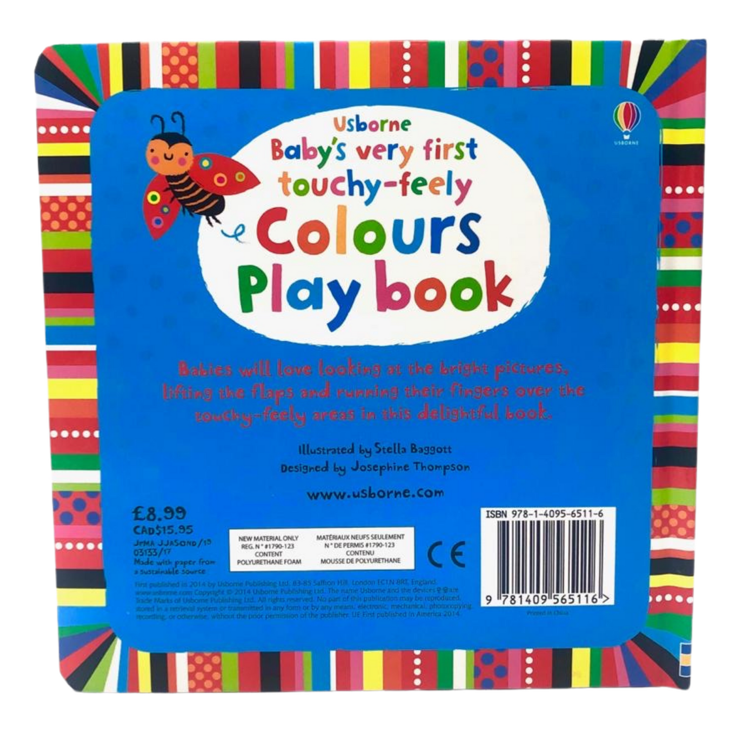 Baby's Very First Touchy-feely Colours Playbook