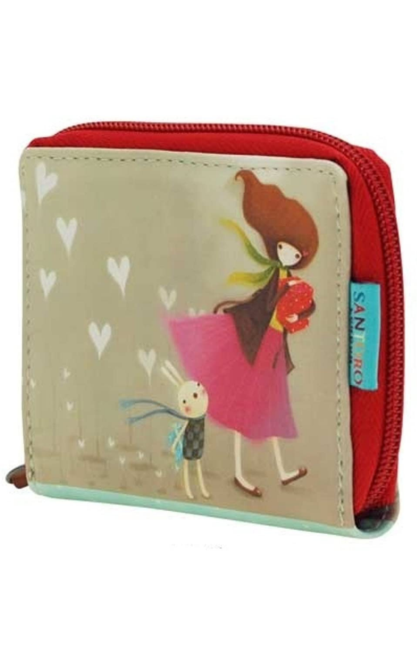 Designer UK Santoro Wallet: Kori Kumi Mini Zip - Gift of Friendship