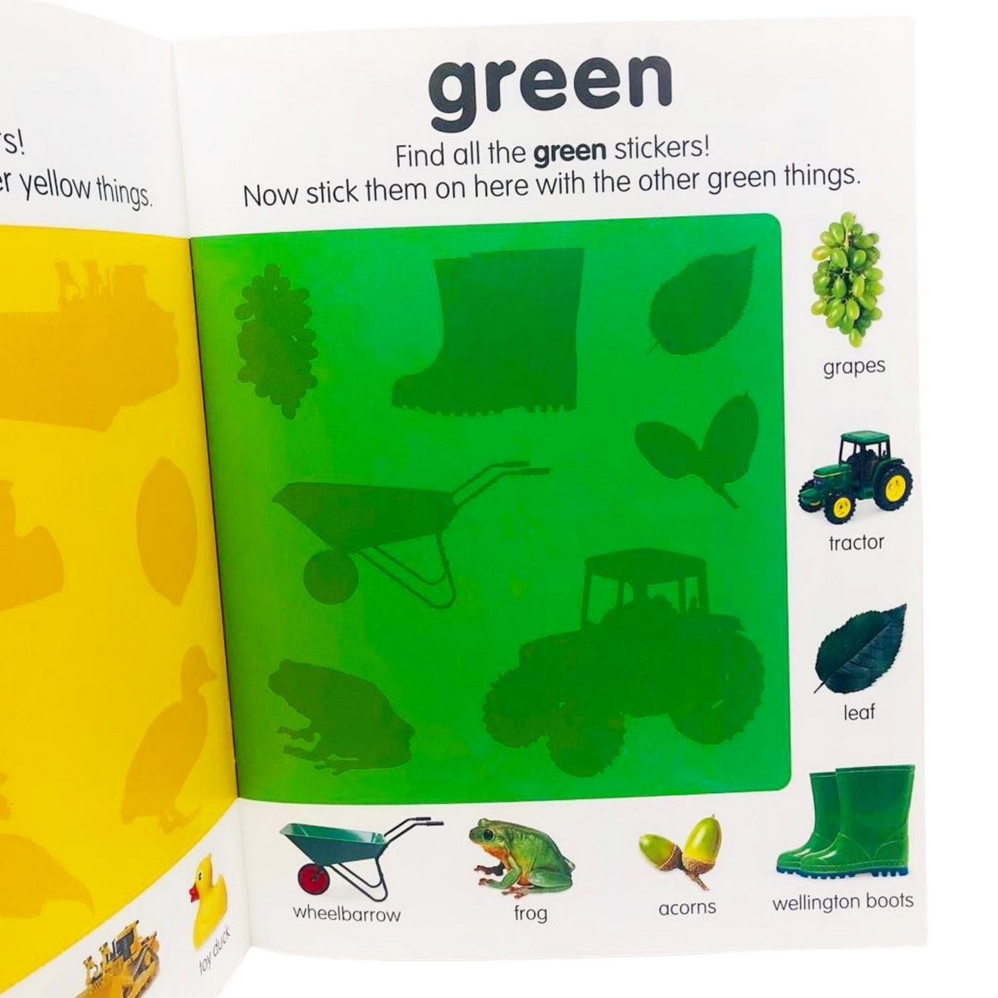 A Start-to-learn Sticker Book: Colours