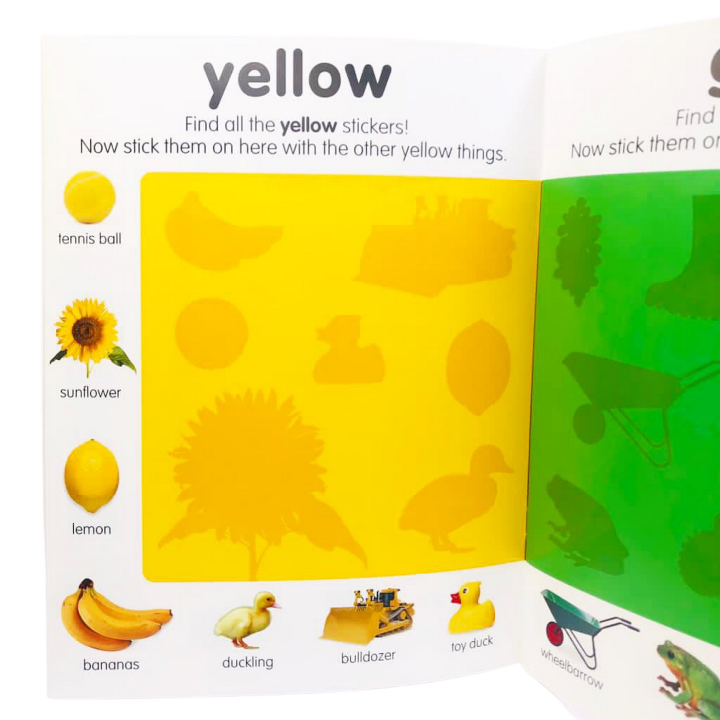 A Start-to-learn Sticker Book: Colours