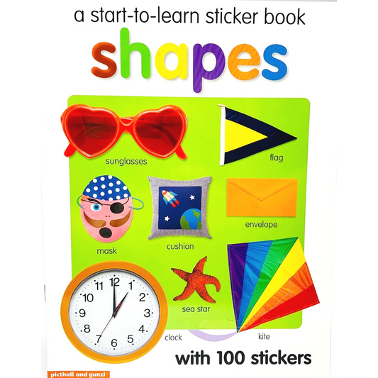 A Start-to-learn Sticker Book: Shapes