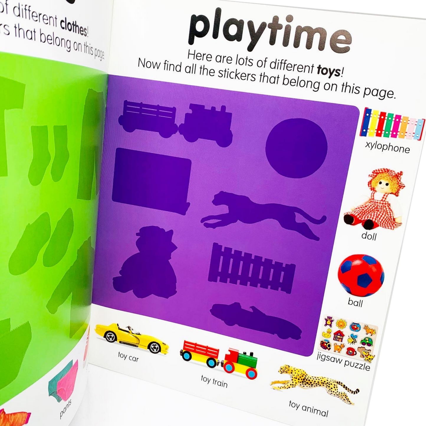 A Start-to-learn Sticker Book: Words