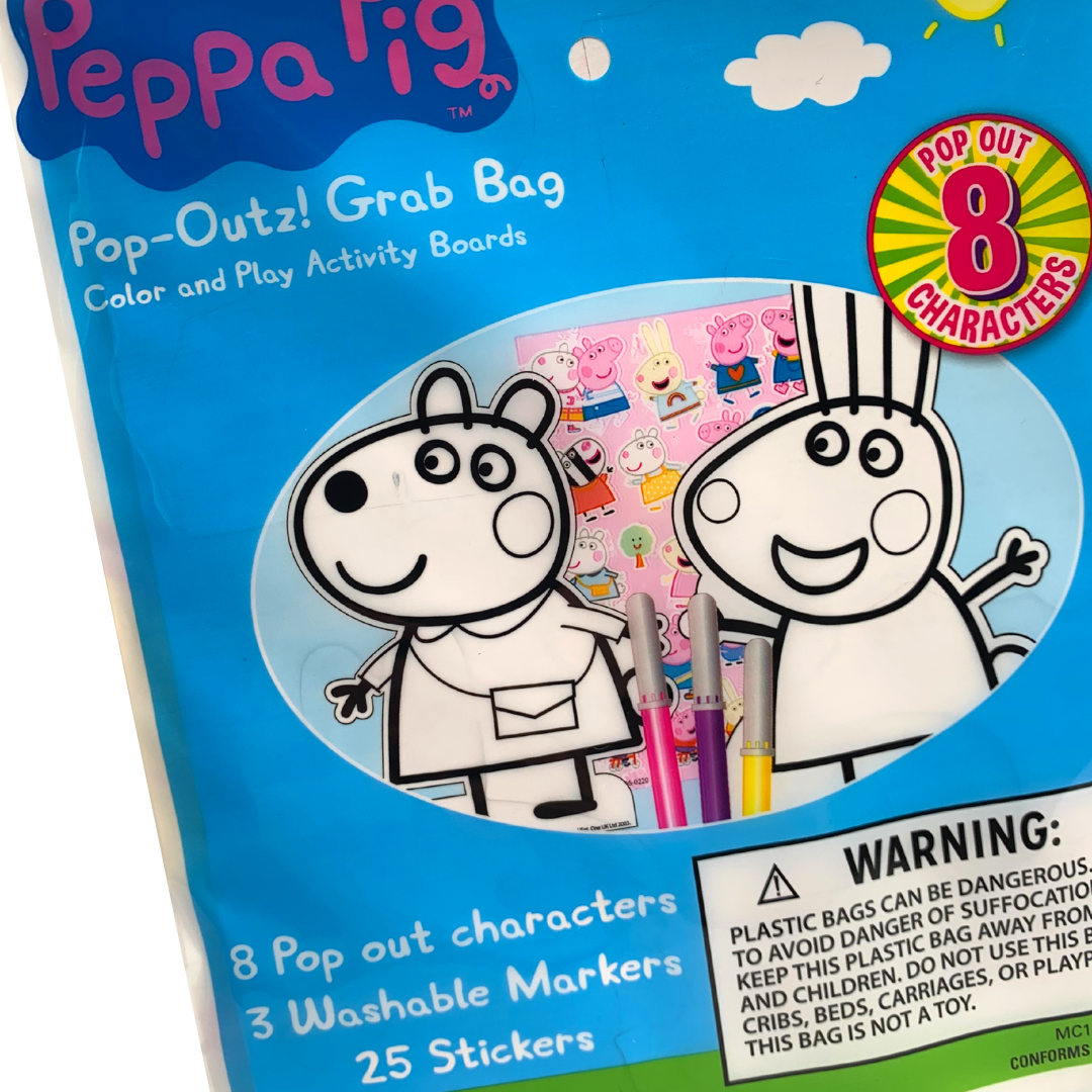 Peppa Pig: Pop-Outz! Activity and Sticker Grab Bag