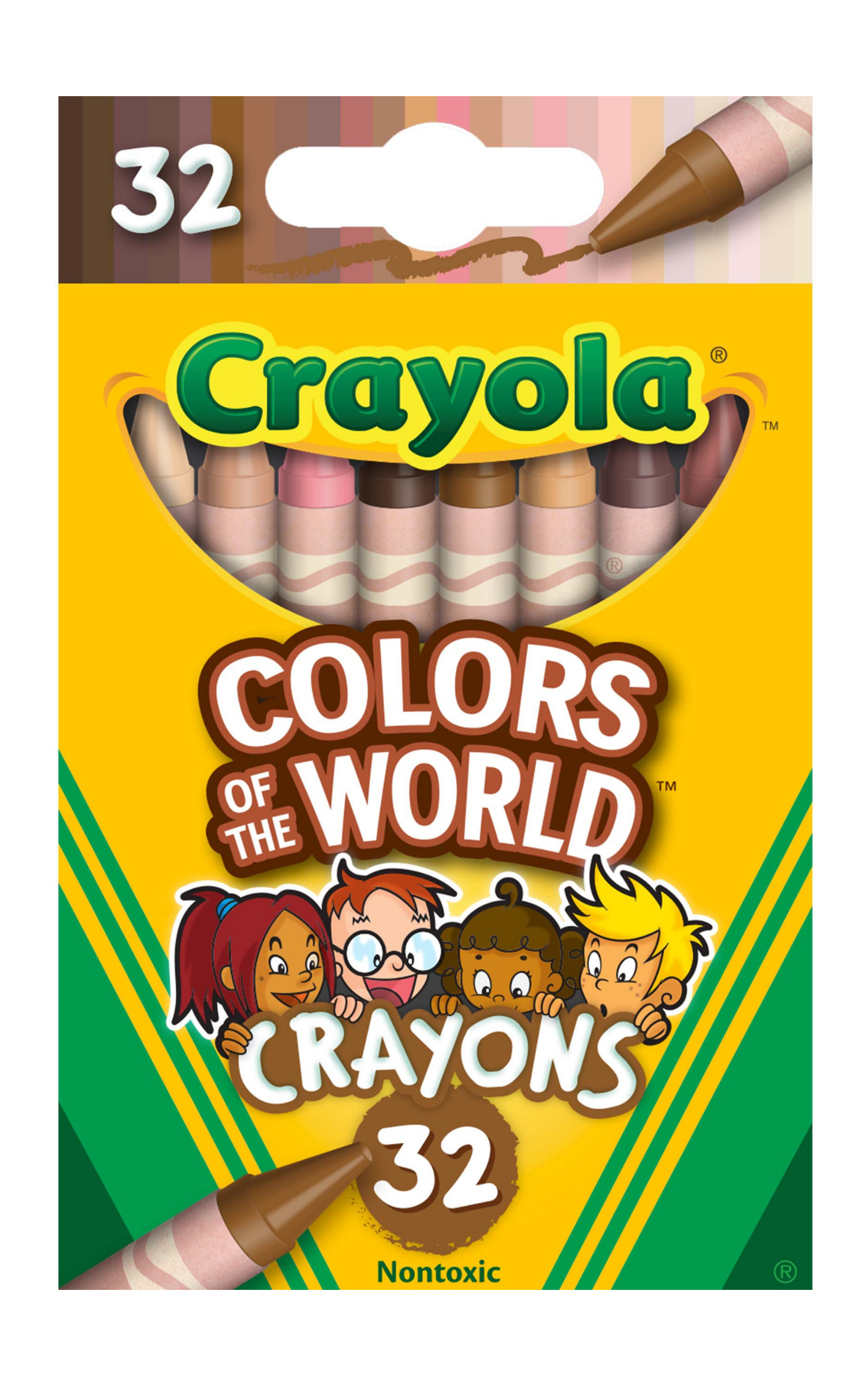 Crayola Crayons: Colors of the World (32 Multi-Cultural Crayons)