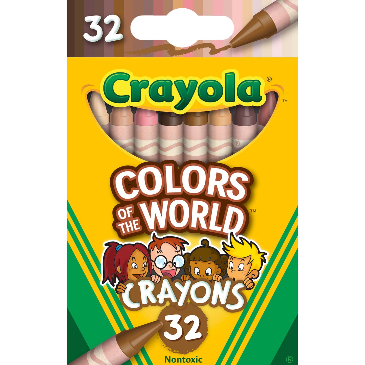 Crayola Crayons: Colors of the World (32 Multi-Cultural Crayons)