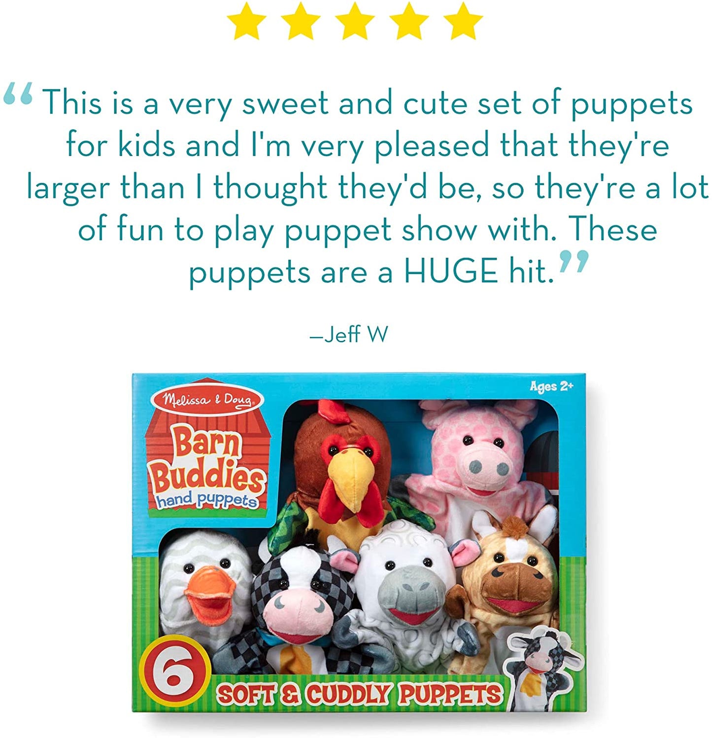 Melissa and Doug: Barn Buddies Hand Puppets