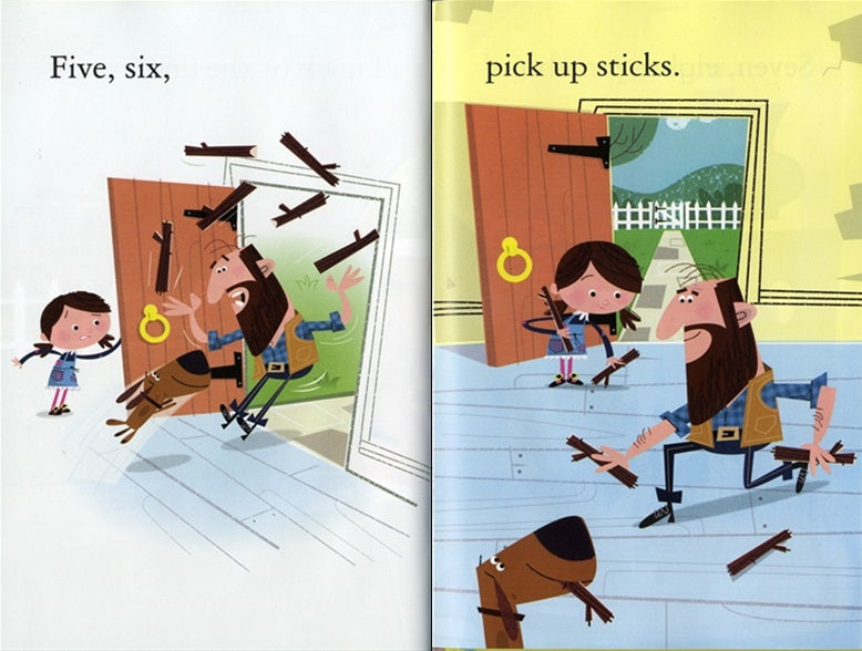 Usborne First Reading: One, Two, Buckle My Shoe (Level 2)