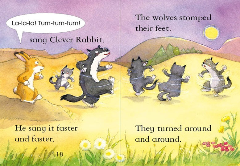 Usborne First Reading: Clever Rabbit and the Wolves (Level 2)