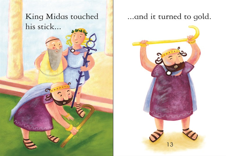 Usborne First Reading: King Midas and the Gold (Level 1)