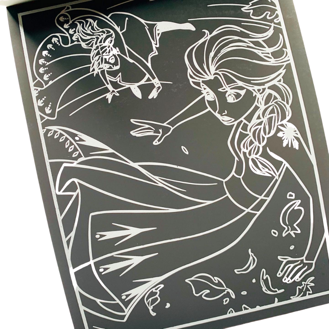 Disney Frozen 2: Scratch Art